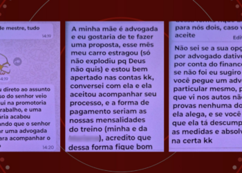 'Vou direto ao assunto kk': veja mensagens enviadas por estagiário do MP do Paraná que ofereceu advogada a acusado em troca de academia grátis