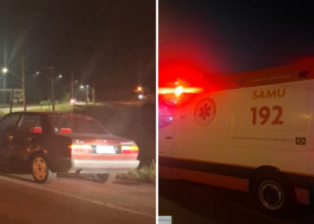 Motorista bêbado quase atropela policiais no PR, bate em ambulância durante atendimento a pedestre atropelada e tenta fugir, mas é pego