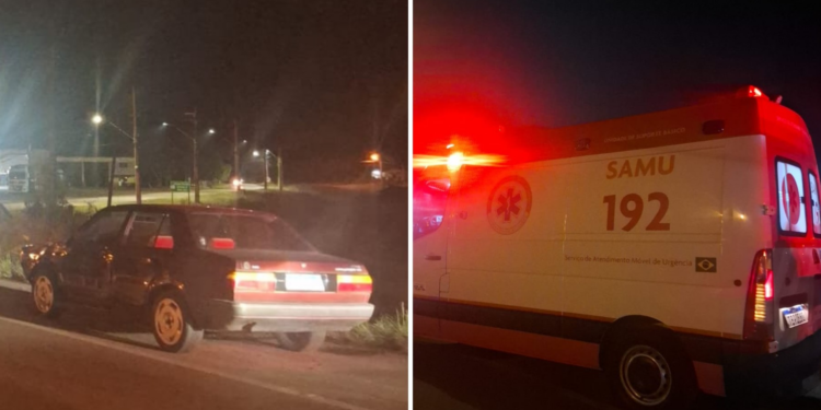 Motorista bêbado quase atropela policiais no PR, bate em ambulância durante atendimento a pedestre atropelada e tenta fugir, mas é pego