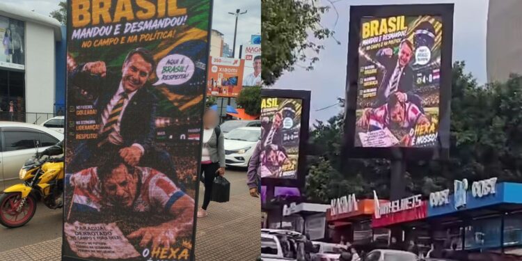 Como montagem com Bolsonaro agredindo jogador Gustavo Gómez causou confusão na fronteira e fez até o presidente do Paraguai intervir