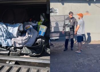 Suspeito de ajudar atirador que matou três pessoas em bar no Paraná é preso tentando fugir com caminhonete cheia de roupas e macarrão instantâneo