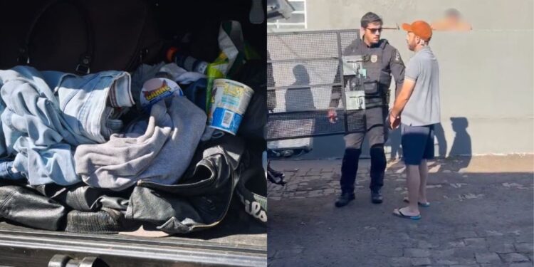Suspeito de ajudar atirador que matou três pessoas em bar no Paraná é preso tentando fugir com caminhonete cheia de roupas e macarrão instantâneo